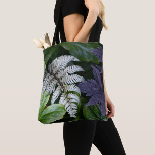 Bolsa Tote Fern Floral pintado japonês