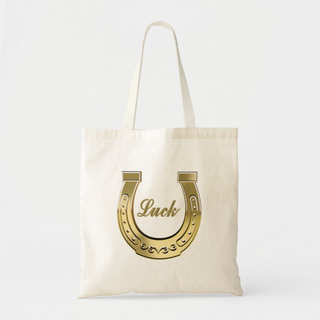 Bolsa Tote ferradura ouro (Frente)