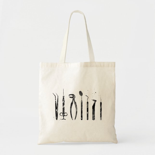 Bolsa Tote Ferramentas de Dentista (Frente)