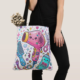 Bolsa Tote Ferramentas de Estilista de Cabelo Fofas
