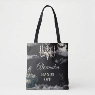 Bolsa Tote Festa Anual de Halloween das Caveiras Góticas Vint