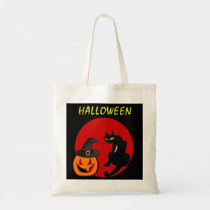 BOLSA TOTE FESTA BLACK CAT HALLOWEEN