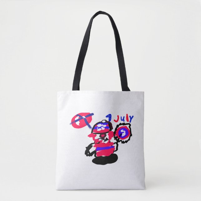 Bolsa Tote festa de 4 de julho (Frente)