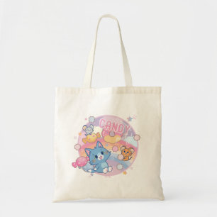 Bolsa Tote Festa de Anime Tom e Jerry Candy