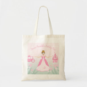 Bolsa Tote Festa de aniversário de Fantasia Princesa Rosa