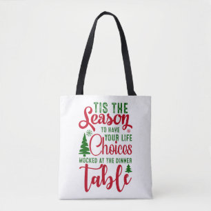 Bolsa Tote Festa de design de Natal