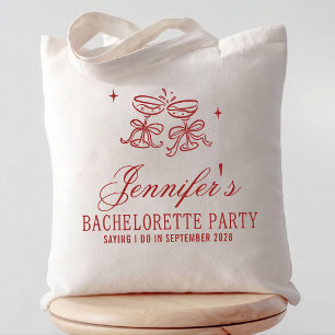 Bolsa Tote Festa de Despedida de Solteira Personalizada com C
