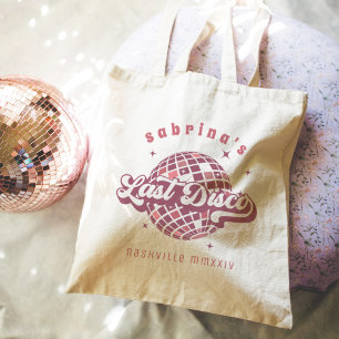 Bolsa Tote Festa de Despedida de Solteira Retro Disco