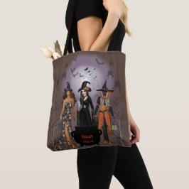 Bolsa Tote Festa de Halloween das Bruxas Spooky