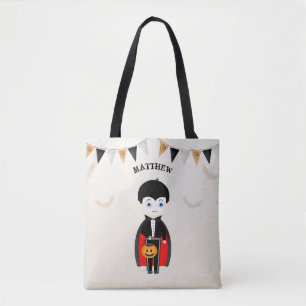 Bolsa Tote Festa de Halloween de Pequeno Vampiro