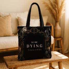 Bolsa Tote Festa de Halloween do Monstro Elegante
