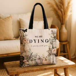 Bolsa Tote Festa de Halloween Pastel Elegante