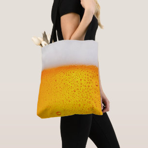 Bolsa Tote Festa de hora feliz do bebendo de cerveja divertid