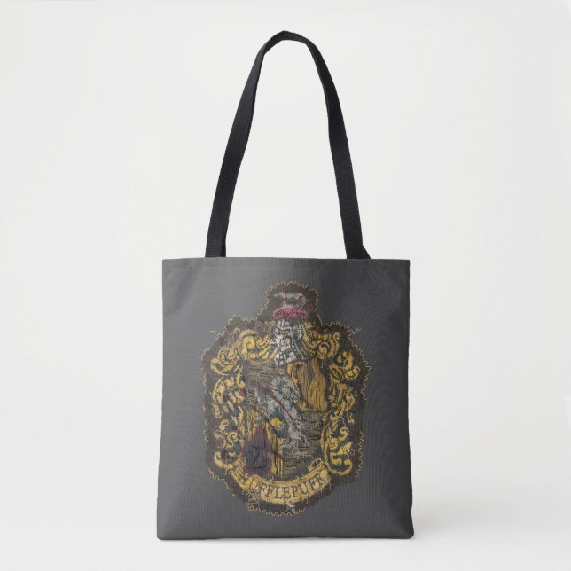 Bolsa Tote Festa de Hufflepuff - Destruída (Frente)
