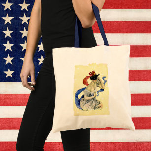 Bolsa Tote Festa de Mascarada Patriótica Vintage 4 de Julho