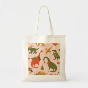 Bolsa Tote Festa de Natal Dino: Rex Árvore