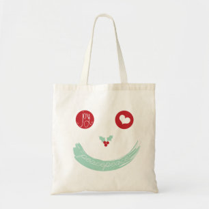 Bolsa Tote Festa de Natal Paz Amor Joy Feriado Bag