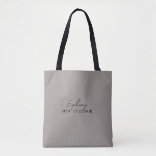 Bolsa Tote Festa de Noiva Minimalista