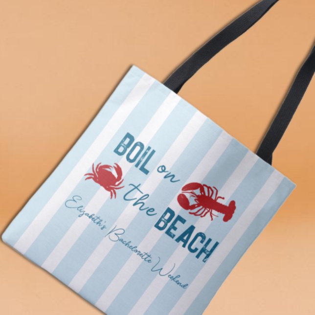 Bolsa Tote Festa de Solteira com Ensopado de Frutos do Mar (Criador carregado)