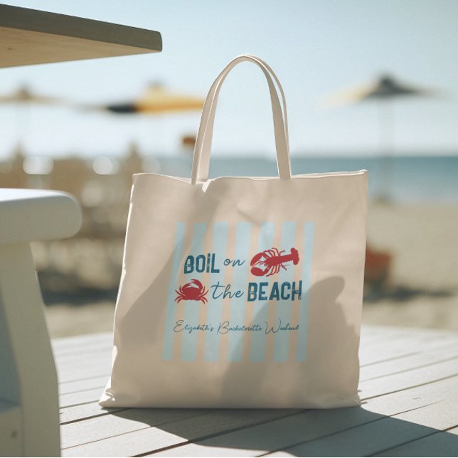 Bolsa Tote Festa de Solteira com Ensopado de Frutos do Mar (Criador carregado)
