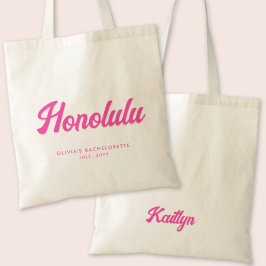 Bolsa Tote Festa de solteira Honolulu Personalizada Tote Bag