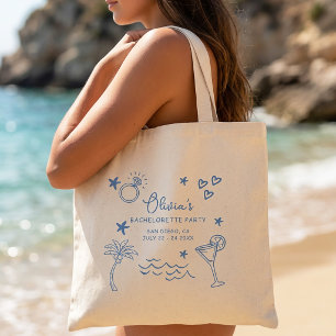 Bolsa Tote Festa de Solteira na Praia Garotas Tropicais Coste