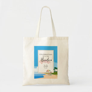 Bolsa Tote Festa de Solteira na Praia personalizada 
