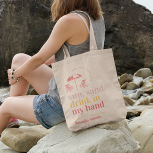 Bolsa Tote Festa de Solteira na Praia Presente para as Dama