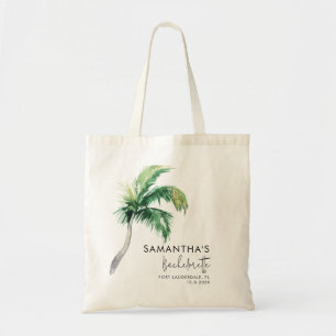 Bolsa Tote Festa de Solteira Personalizada Árvore de Palma Tr