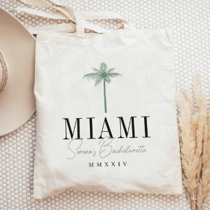 Bolsa Tote Festa de solteira Personalizada da Árvore Palm Ver
