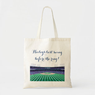 Bolsa Tote Festa de solteira personalizada de baseball com te