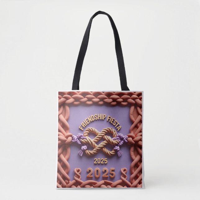 Bolsa Tote Festa de Tranças (Frente)