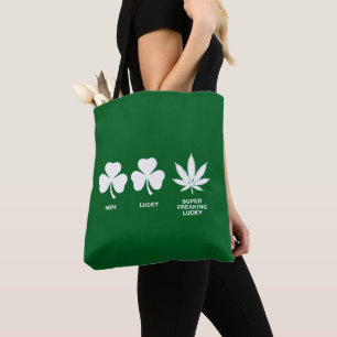 Bolsa Tote Festa Divertida do Dia de São Patrício para Homens