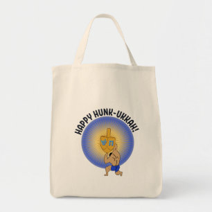 Bolsa Tote Festa do Hanukkah Macho Divertido