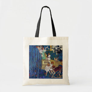 Bolsa Tote Festa do Jardim com Cães e Gatos, Jessie Willcox 