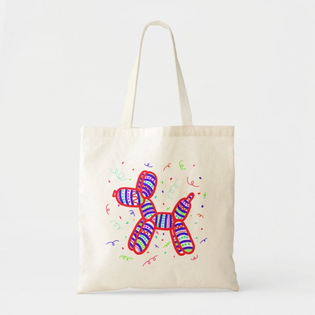 Bolsa Tote Festa dos Cães dos Balões (Frente)