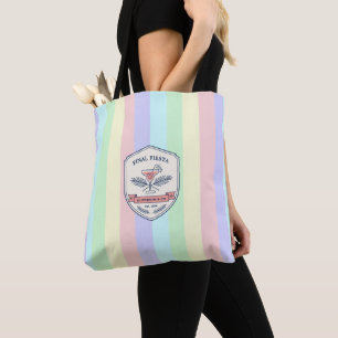 Bolsa Tote Festa Final de Margarida Pastel Elegante para Desp