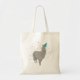 Bolsa Tote Festas de Llama - Animais tendo festa