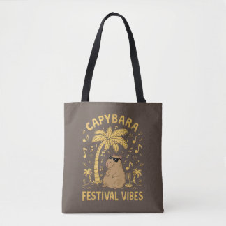 Bolsa Tote Festival Capybara Vibes