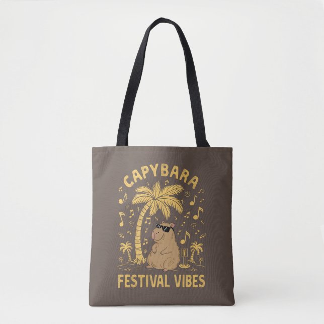 Bolsa Tote Festival Capybara Vibes (Frente)