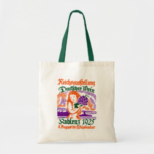 Bolsa Tote Festival de vinho alemão de 1925