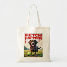 Bolsa Tote Fetch Acontece Um cão humorístico, mochila labrado