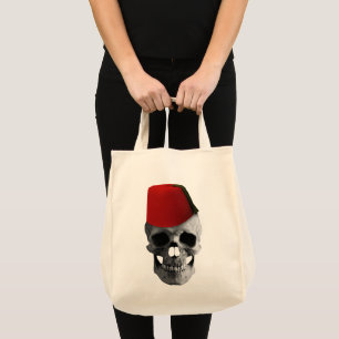 Bolsa Tote Fez do Effendi: Um Conto Egípcio de uma Caveira