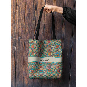 Bolsa Tote Fiesta Blooms, personalizável
