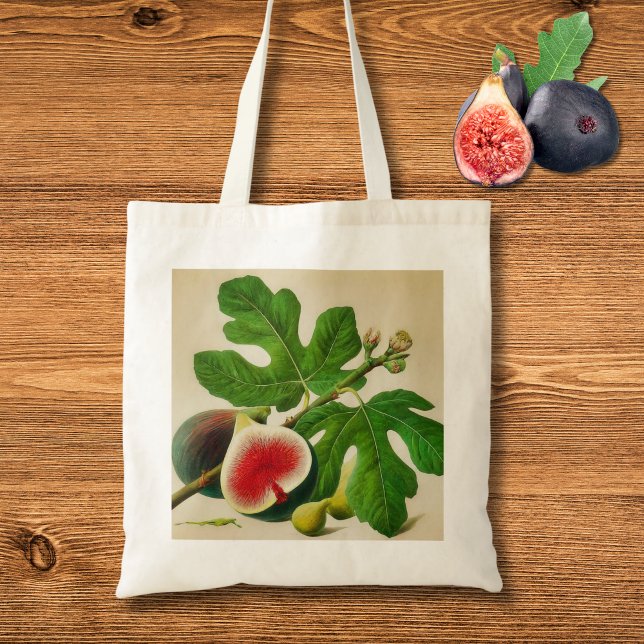 Bolsa Tote figos vegetais (Criador carregado)