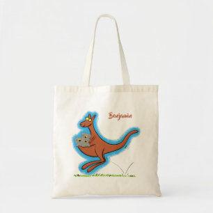 Bolsa Tote Figura de desenho animado de canguru e koalas