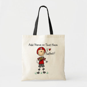 Bolsa Tote Figura feita sob encomenda saco vermelho da vara