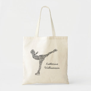 Bolsa Tote Figura Personalizada: Shimmer De Prata De Ice Com 