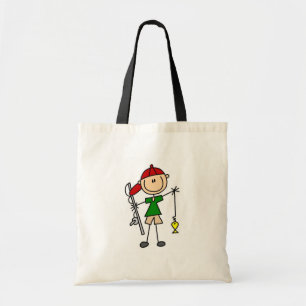 Bolsa Tote Figura saco da vara de pesca