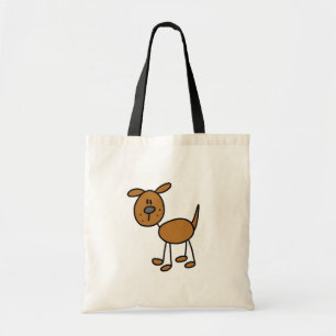 Bolsa Tote Figura saco da vara do cão